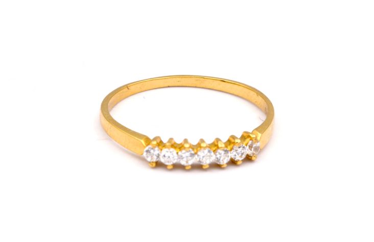 Poised With Shine Gold Ring