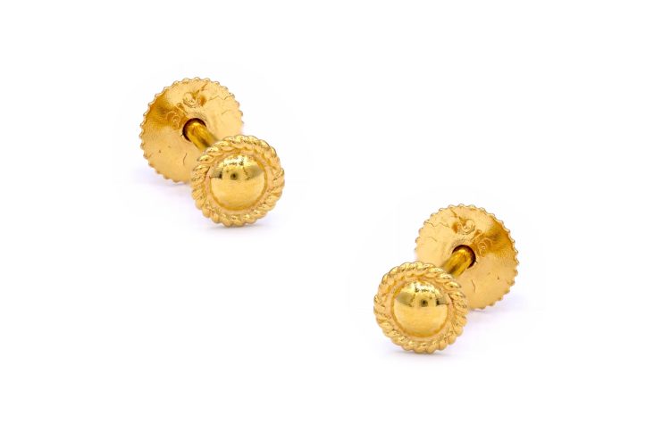 Golden Stardust gold earrings