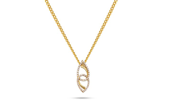 Timeless Sparkles Gold Pendant