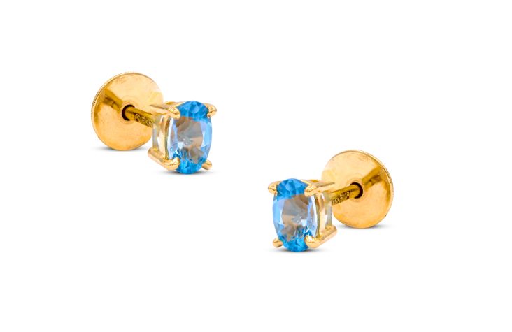 Glimmer Galaxy Gold Earrings