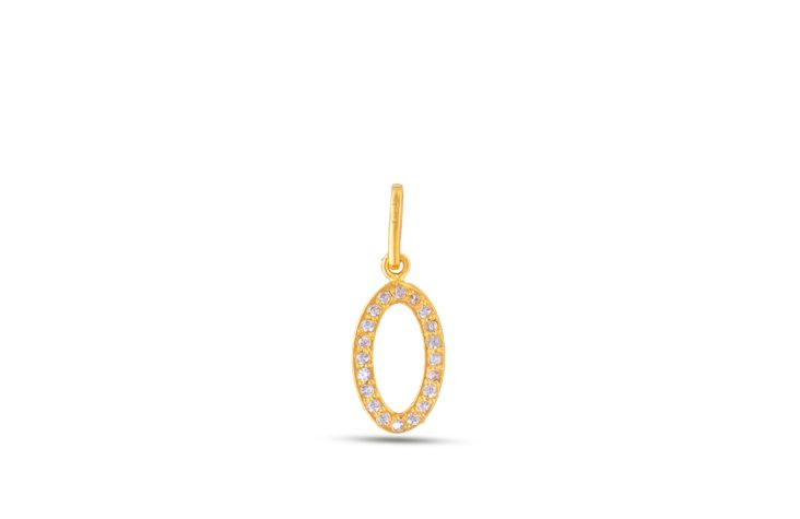 Radiant Reflections gold pendant